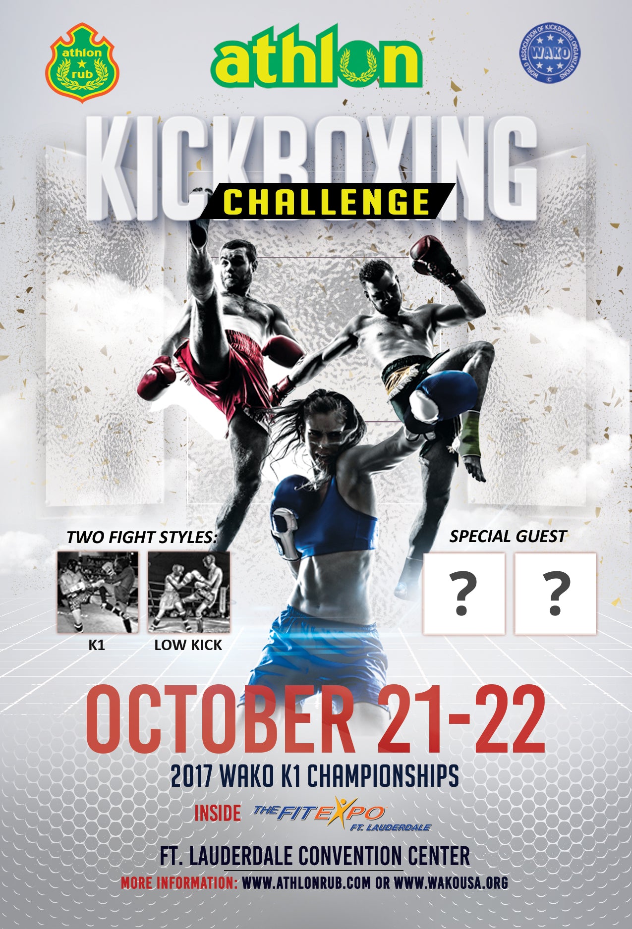 2017 Athlon Kickboxing Challenge To Take Place During TheFitExpo Ft. Lauderdale!