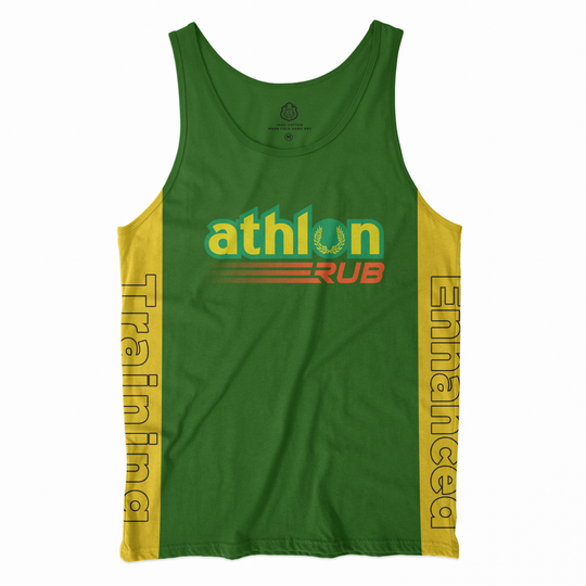 Athlon All Sports Rub Dry-Fit  Jersey - Green w Yellow